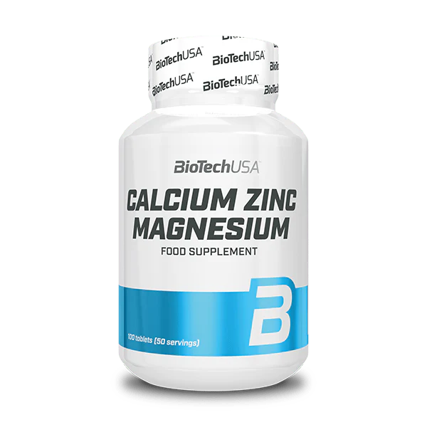 Biotech USA Calcium Zinc Magnesium 100 Tabs