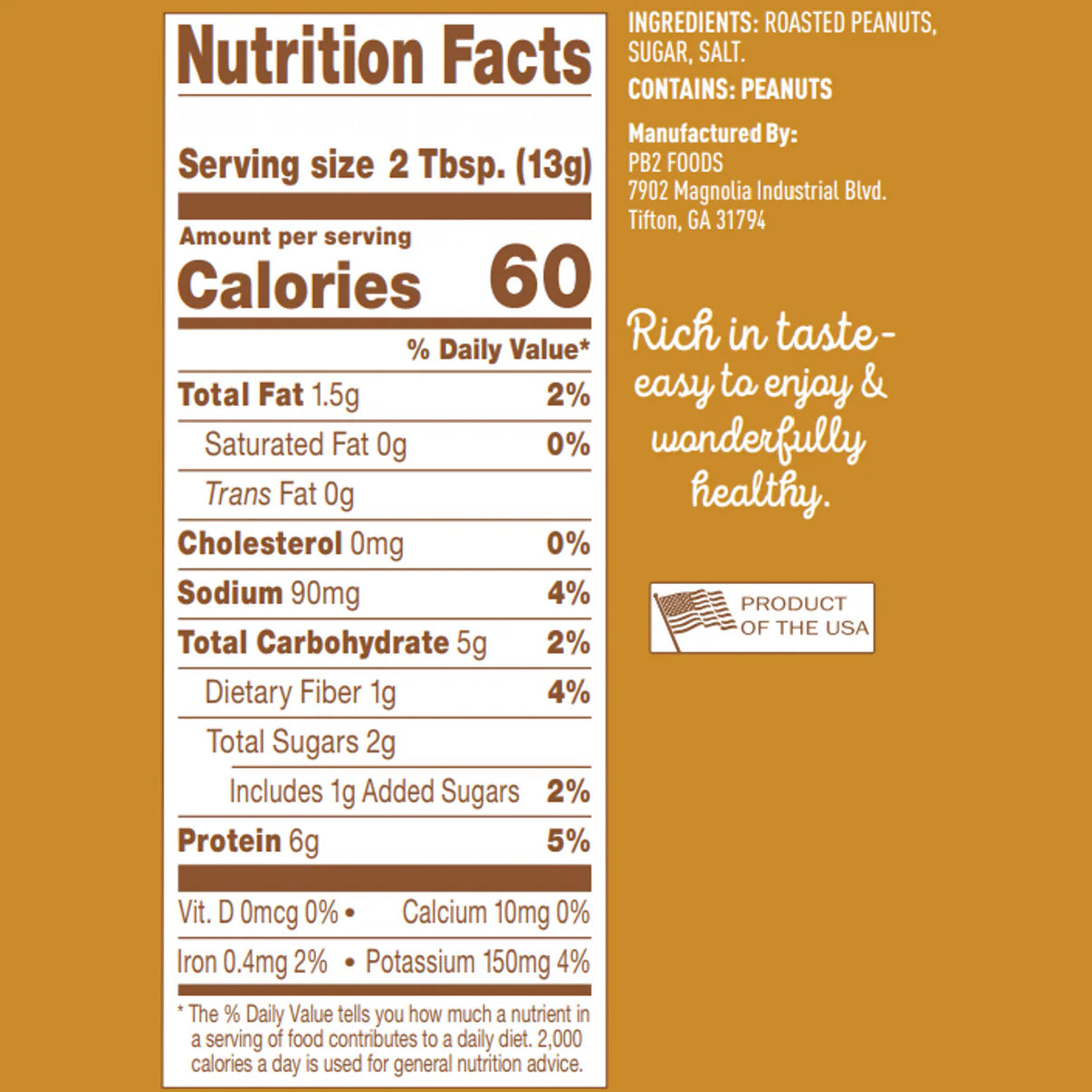 PB2 Peanut Powder 454 gram