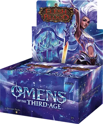 Flesh & Blood TCG – Omens of the Third Age Booster Display (24 Packs) – EN