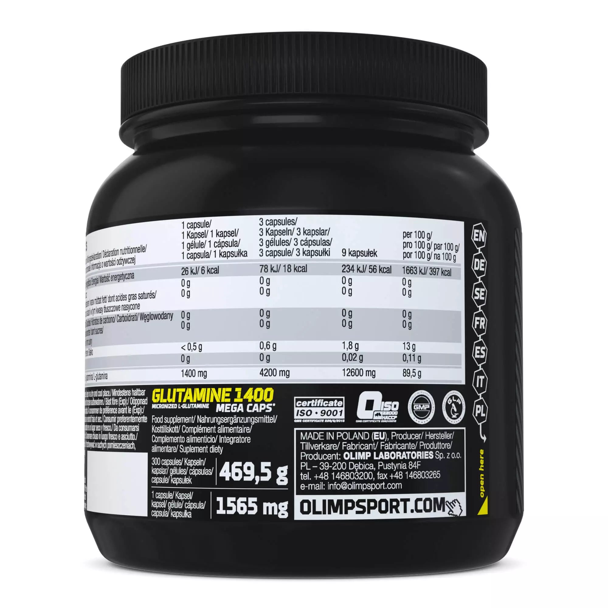 Olimp L-Glutamine Mega Caps - 300 caps