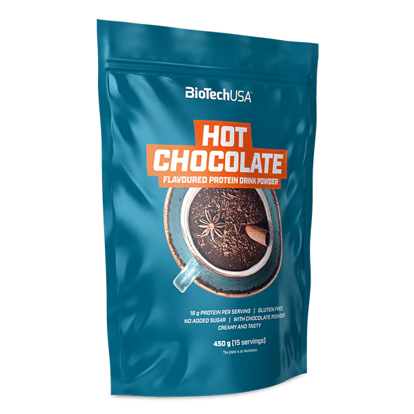 Biotech USA Hot Chocolate flavoured protein drink powder 450 g
