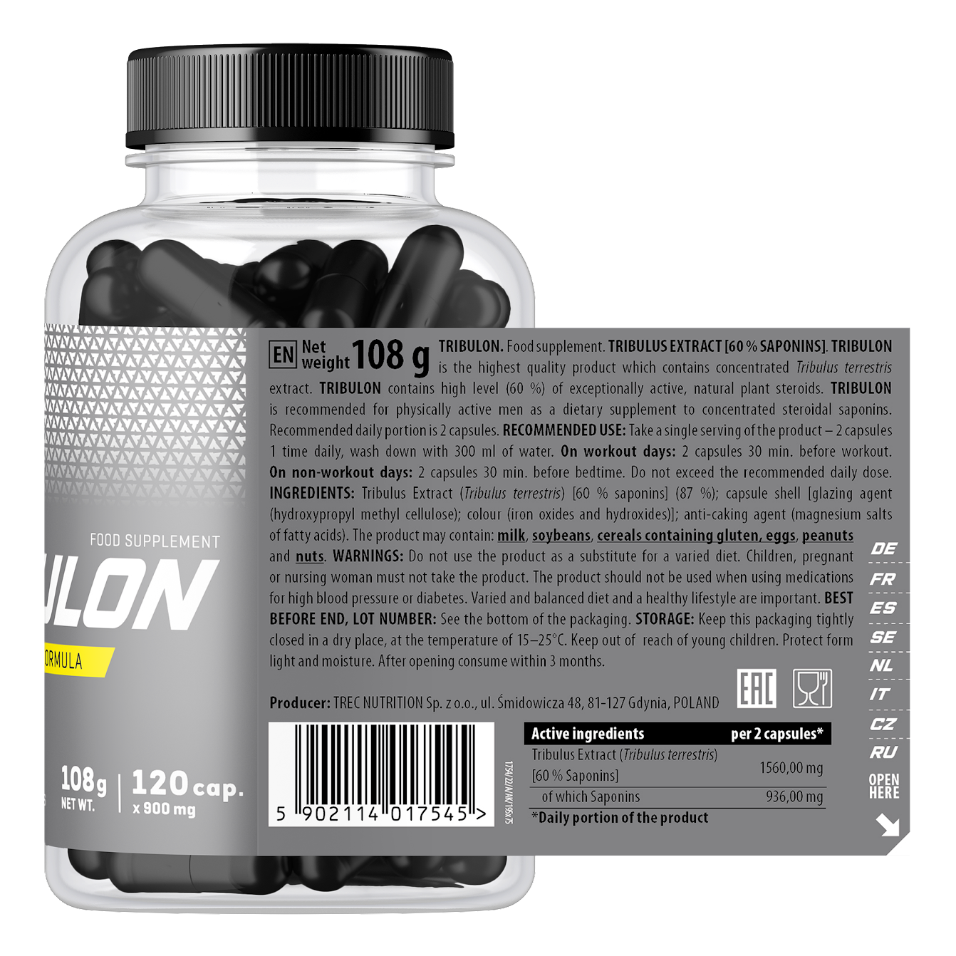 Trec Nutrition Tribulon 120 caps