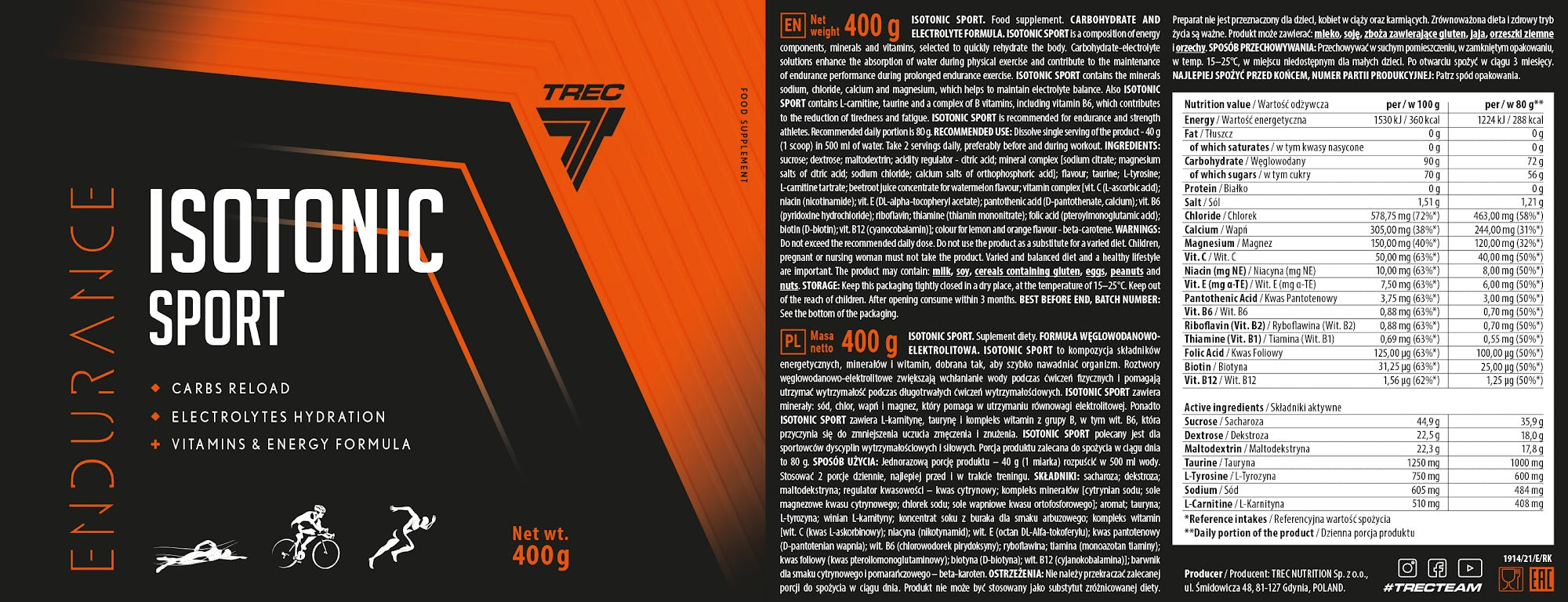 Trec Nutrition Isotonic Sport
