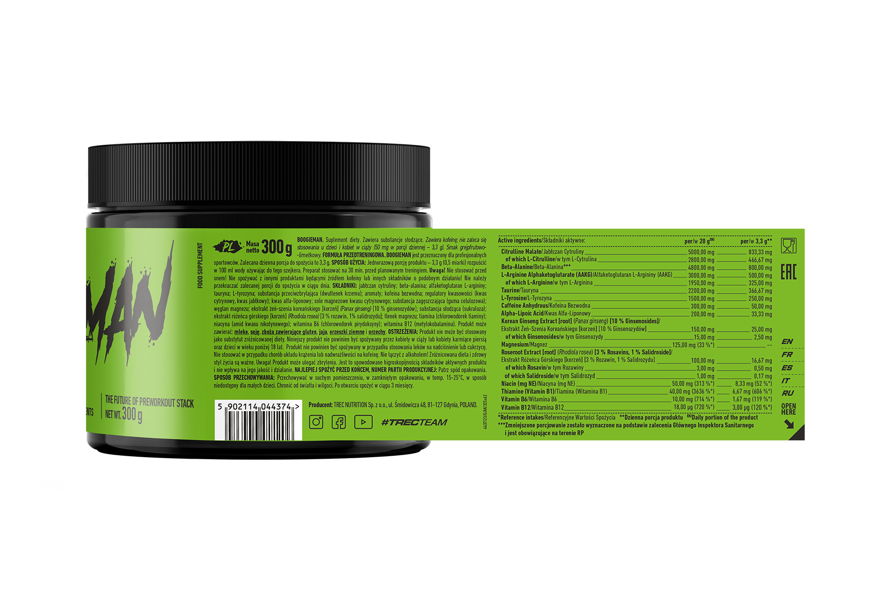 Trec Nutrition Boogieman 300 gr