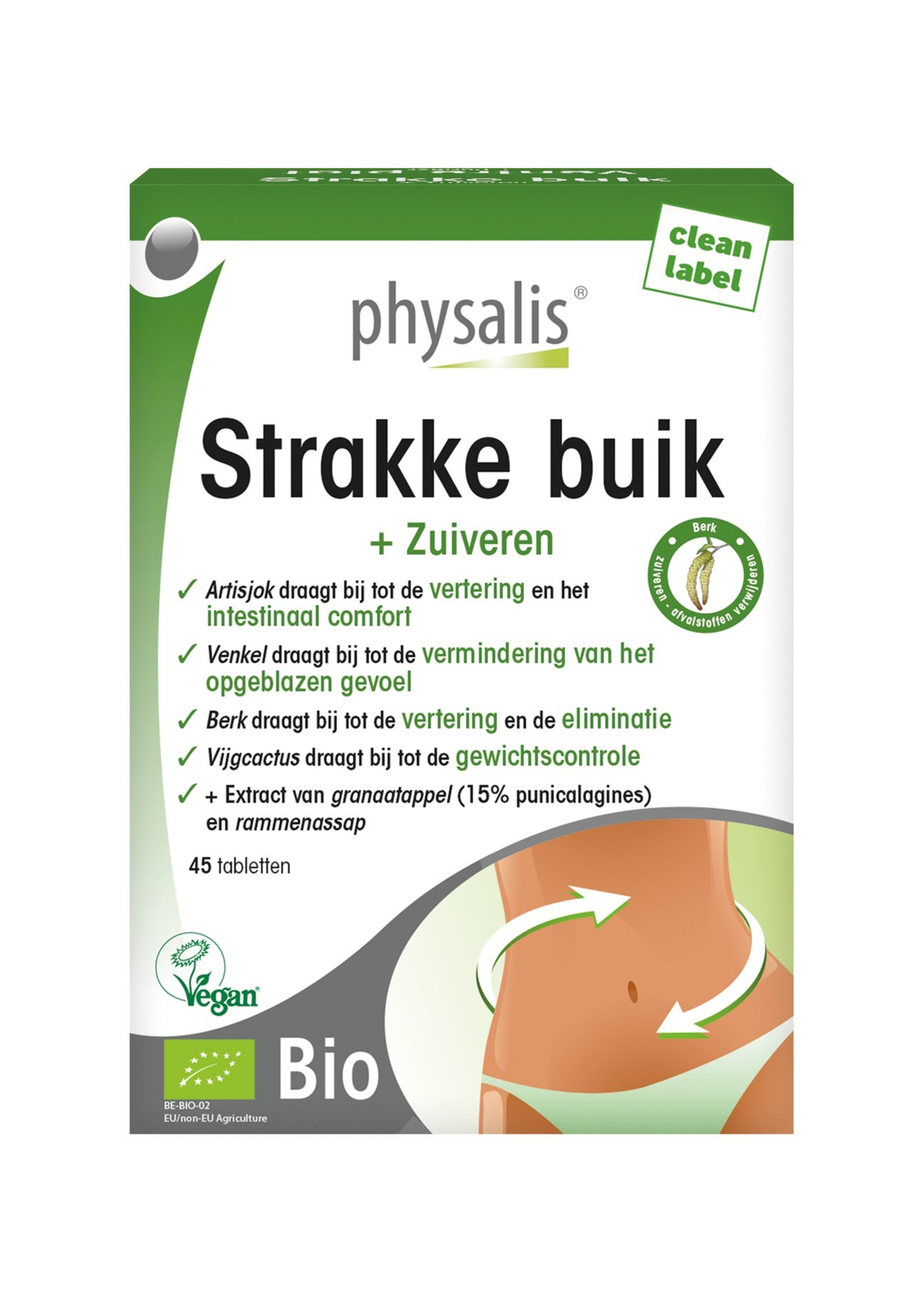 Physalis Strakke buik