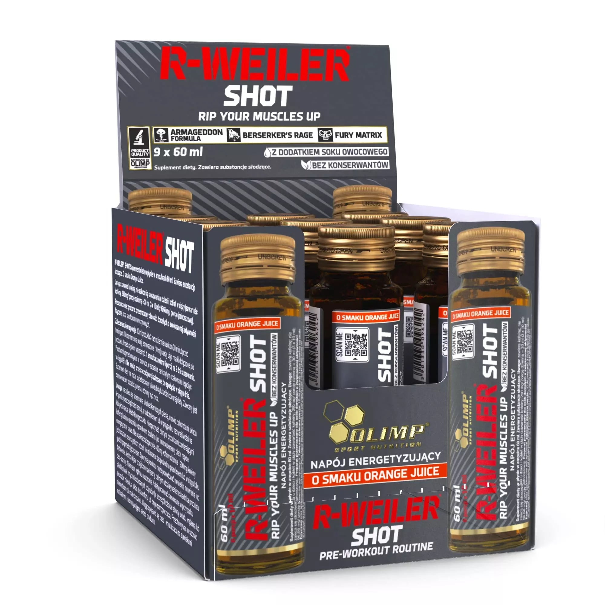 Olimp R-Weiler Shots 9x60ml