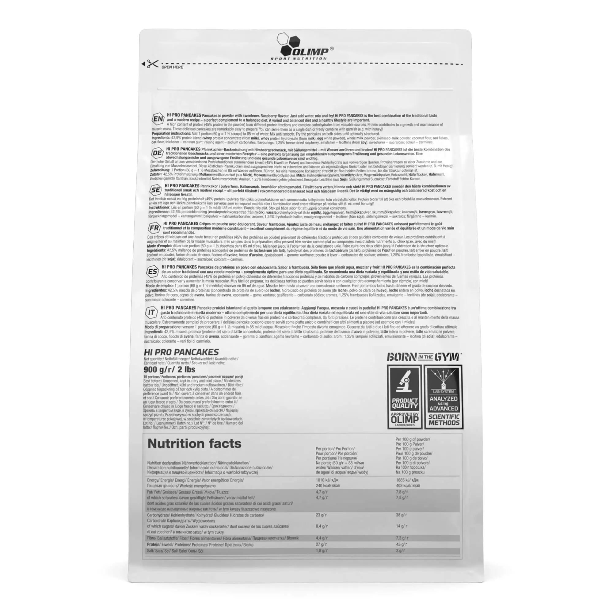 Olimp Hi Pro Pancakes 900 gr