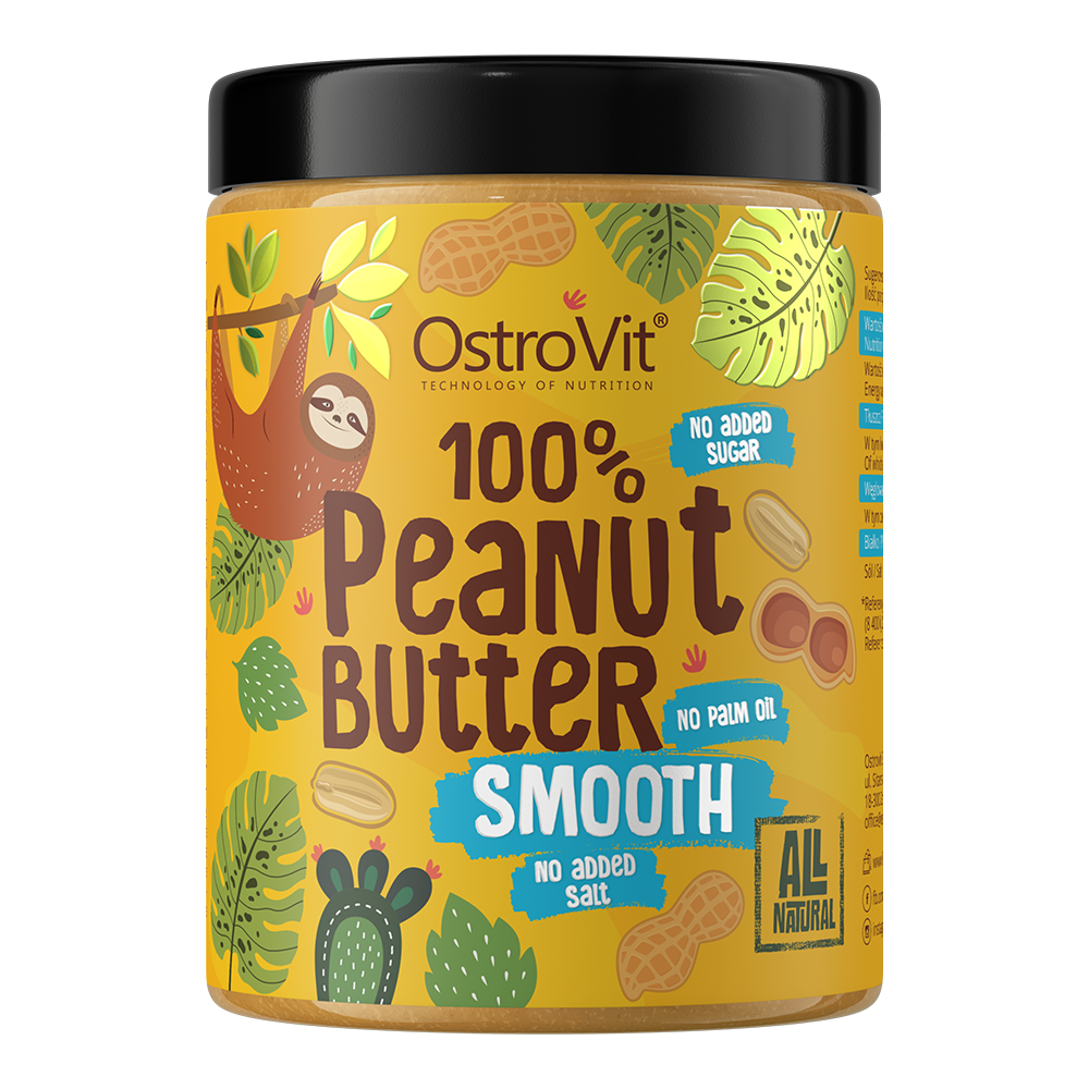 OstroVit Peanut Butter 100% Smooth 1000 gram