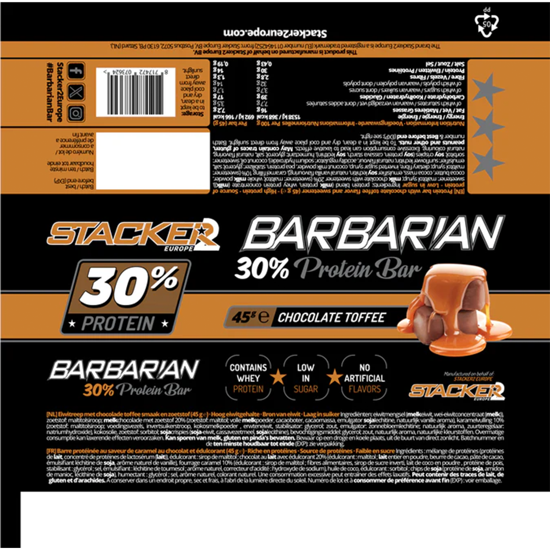 Stacker 2 Barbarian 30% Protein Bar