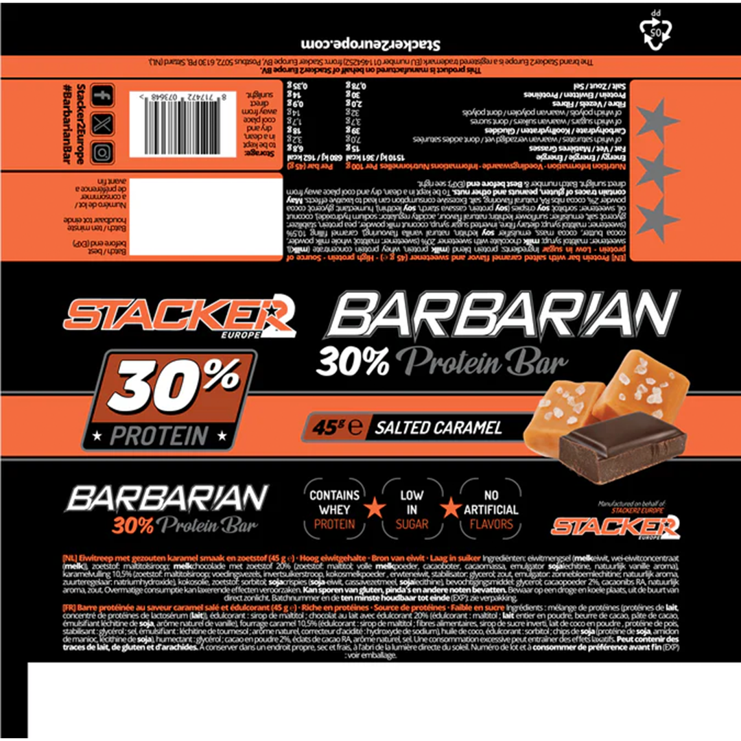 Stacker 2 Barbarian 30% Protein Bar