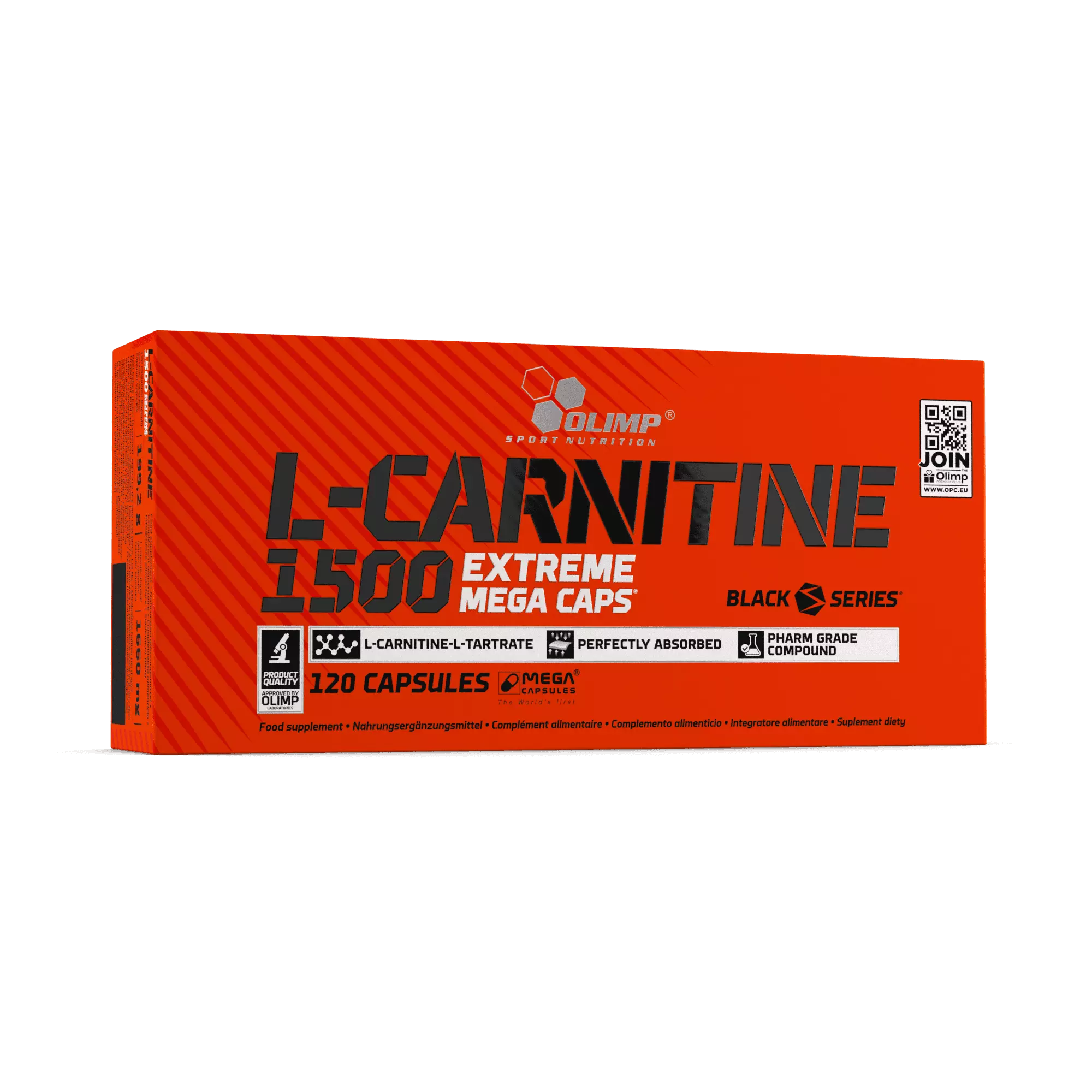 Olimp L-Carnitine 1500 Extreme Mega Caps - 120 Caps