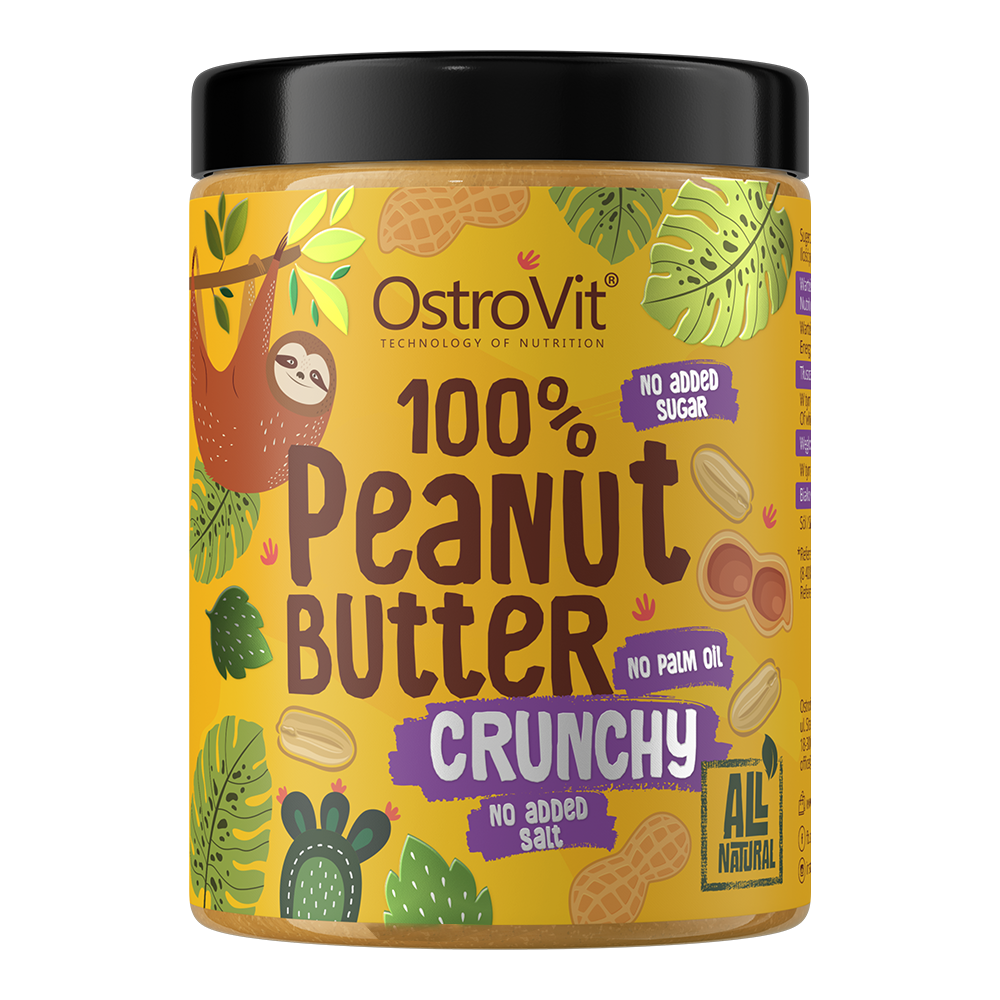 OstroVit Peanut Butter 100% Crunchy 1000 gram