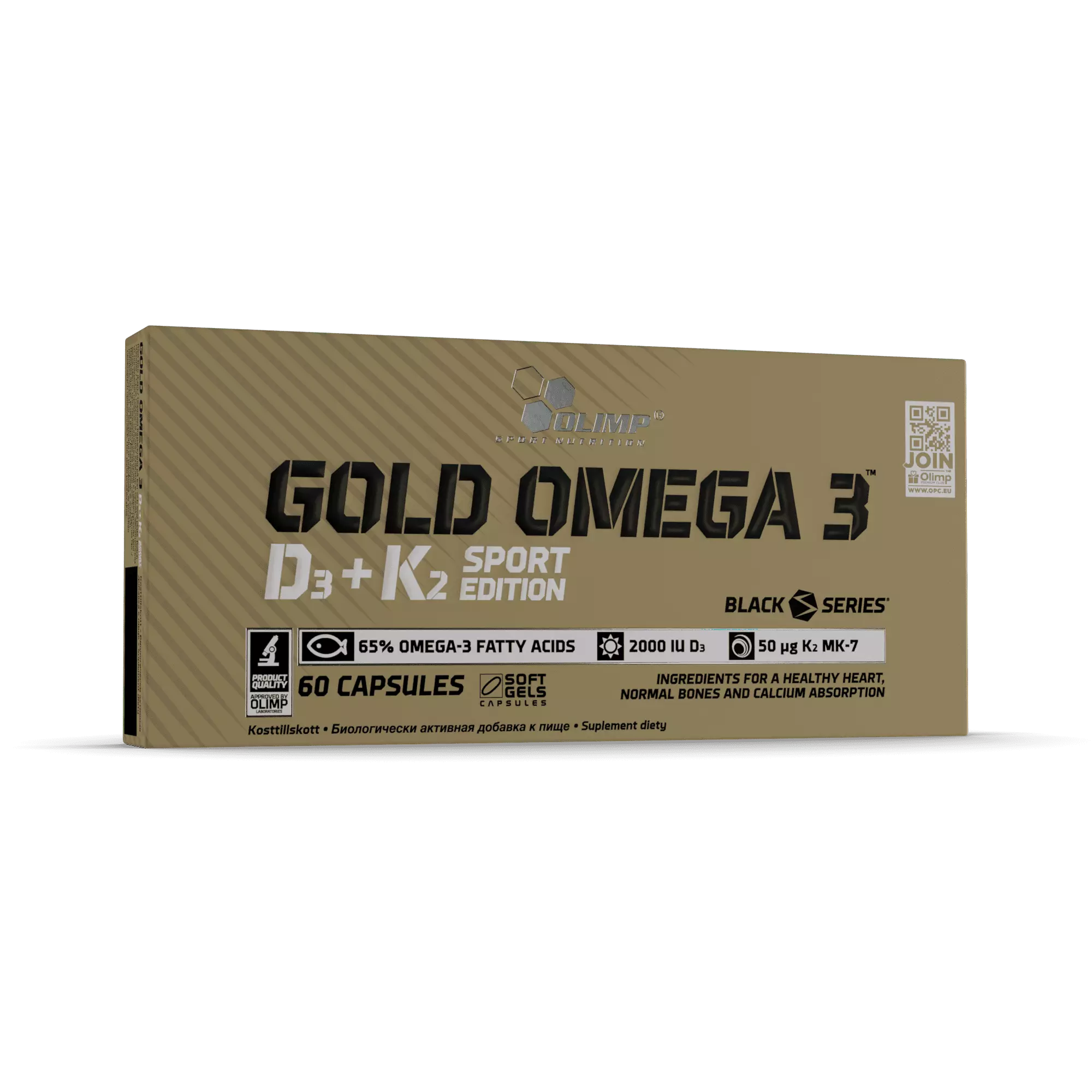 Olimp Omega 3 D3 + K2 - 60 caps