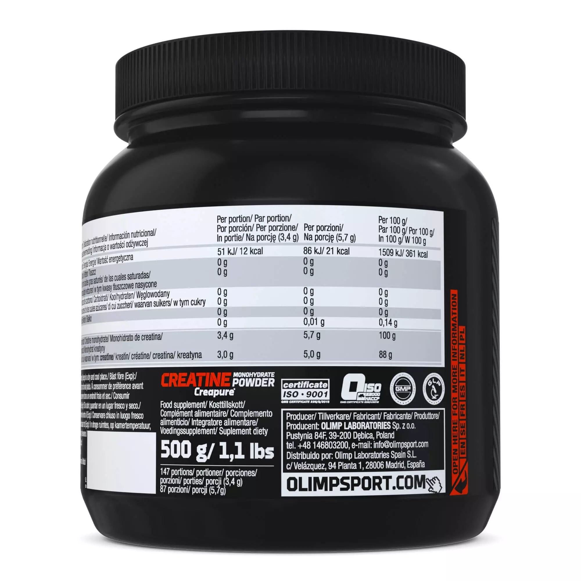 Olimp Creapure Monohydrate - 500g