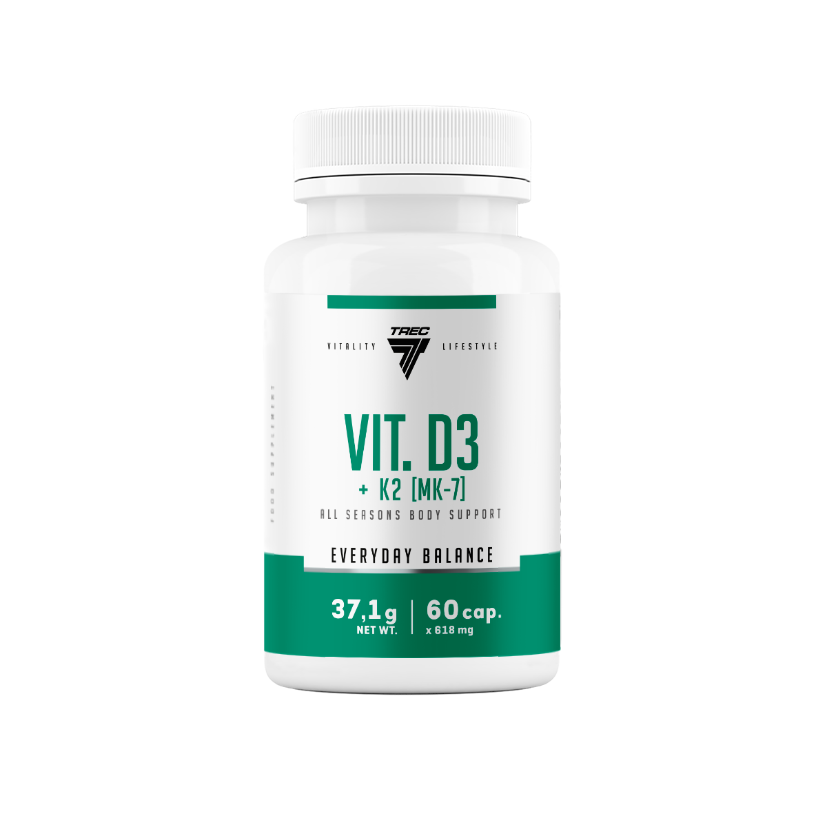 Trec Nutrition Vit. D3 + K2 [MK-7] 60 caps