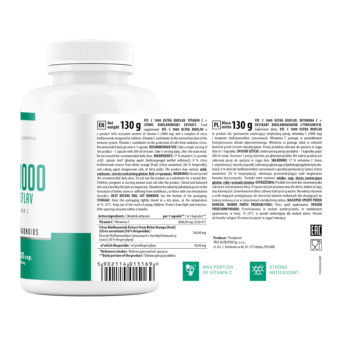 Trec Nutrition VIT. C 1000 ULTRA BIOFLAV