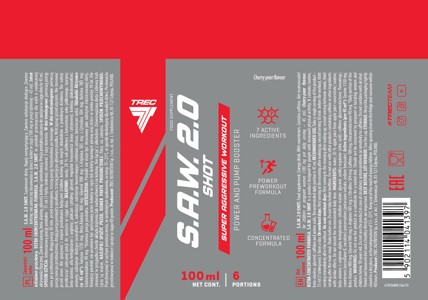 Trec Nutrition S.A.W 2.0 Shot