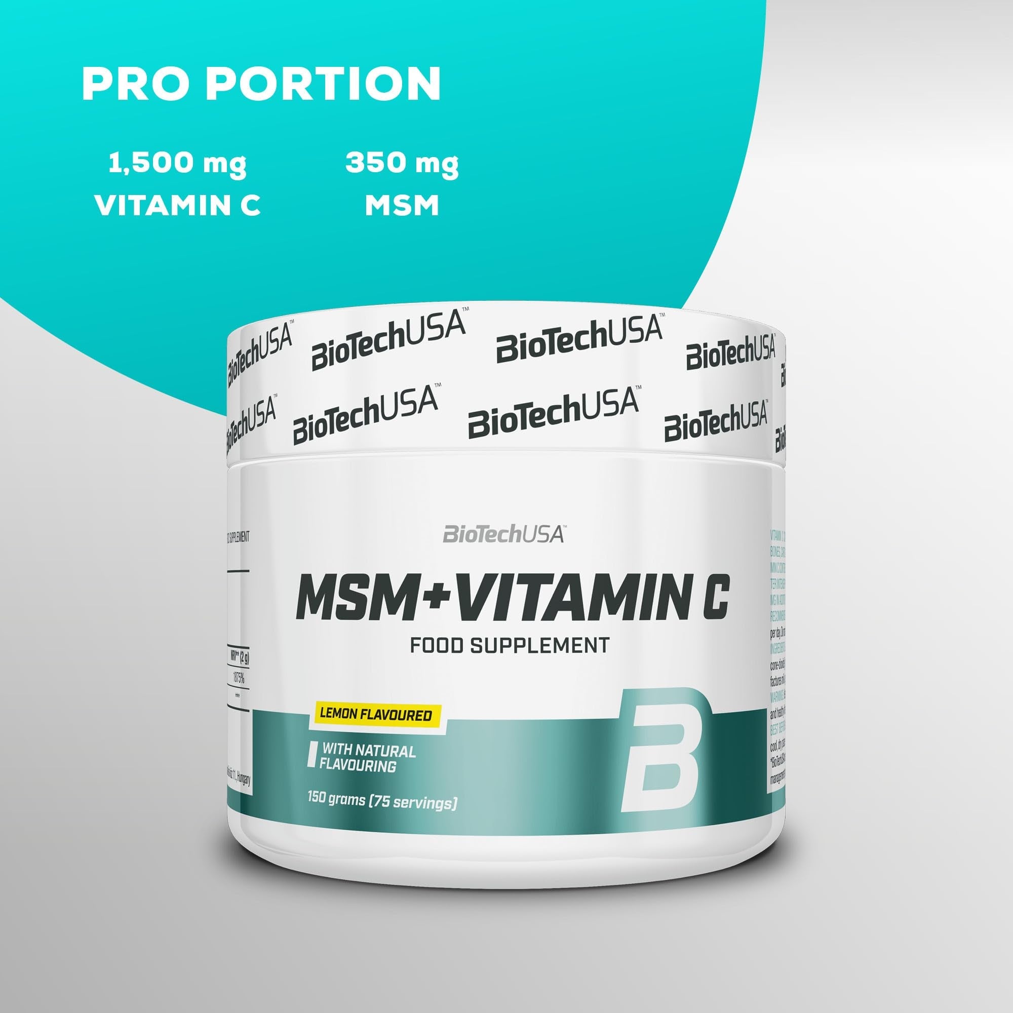 BioTech MSM + Vitamin C - 150g