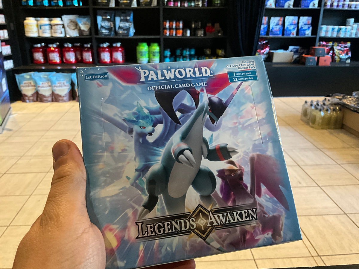 Palworld OCG Display of 12 boosters Legends Awaken BP02 1ste Edition ENG
