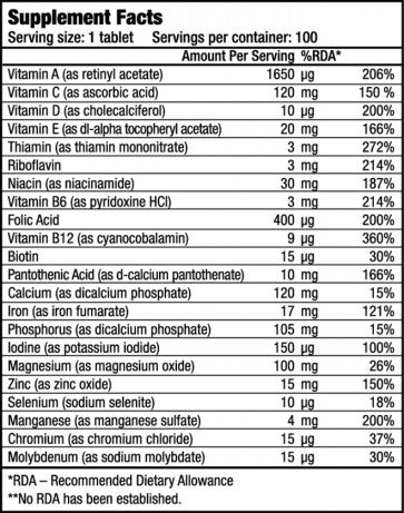 BioTech One A Day 100 Tabl.